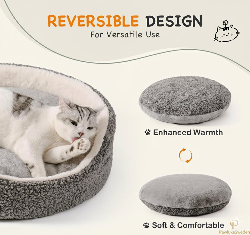 Mewoo Tvättbar Säng för Hund & Katt – PawluxeSweden