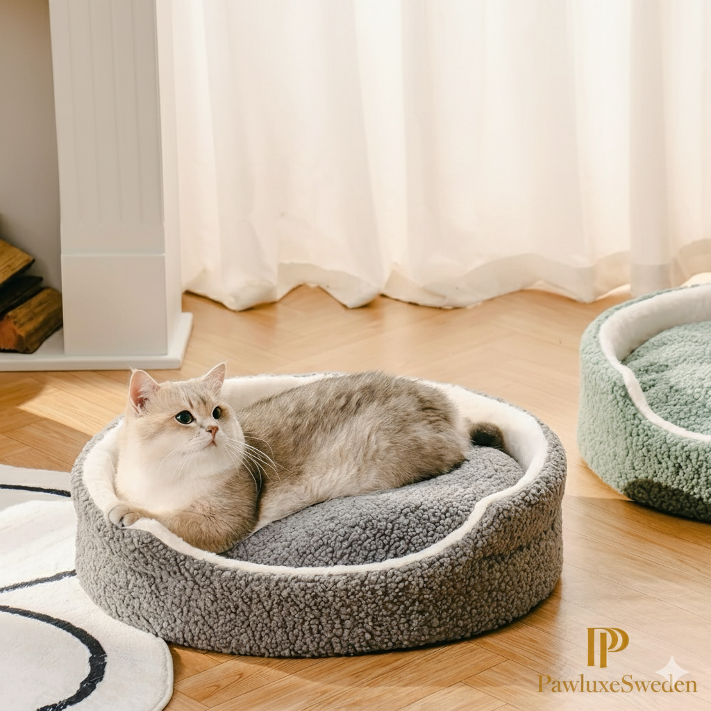 Mewoo Tvättbar Säng för Hund & Katt – PawluxeSweden