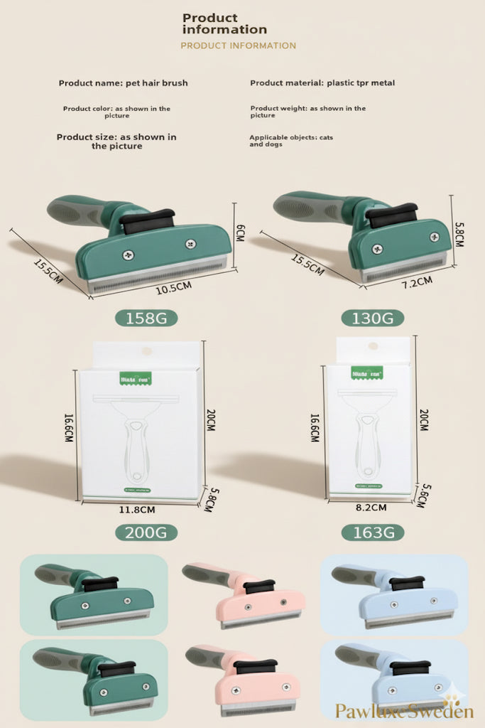 Elektrisk Päls- & Trimmerkam – PawluxeSweden