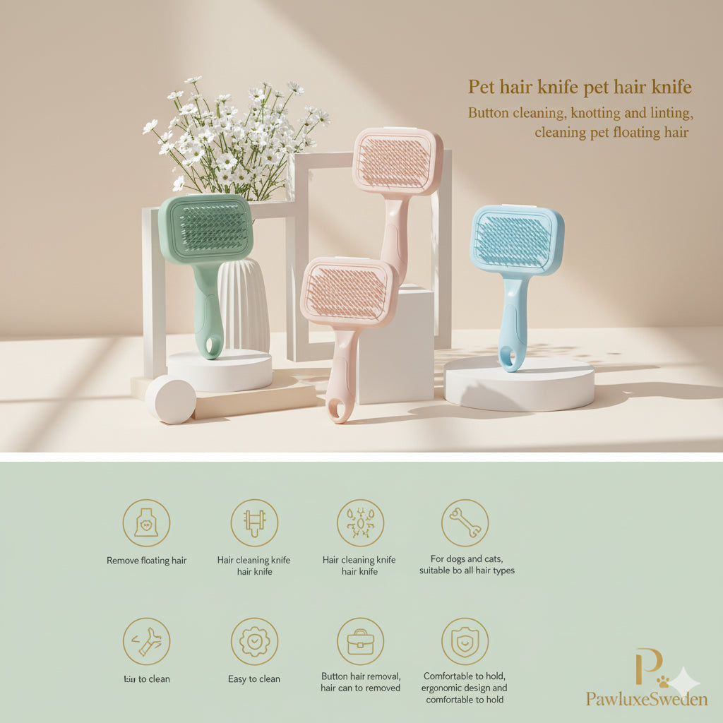 Elektrisk Päls- & Trimmerkam – PawluxeSweden
