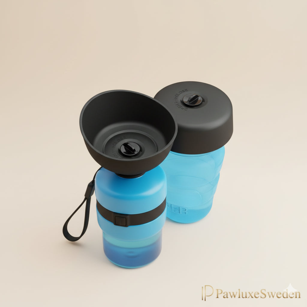 Hopfällbar Vattenflaska för Hundar – PawluxeSweden