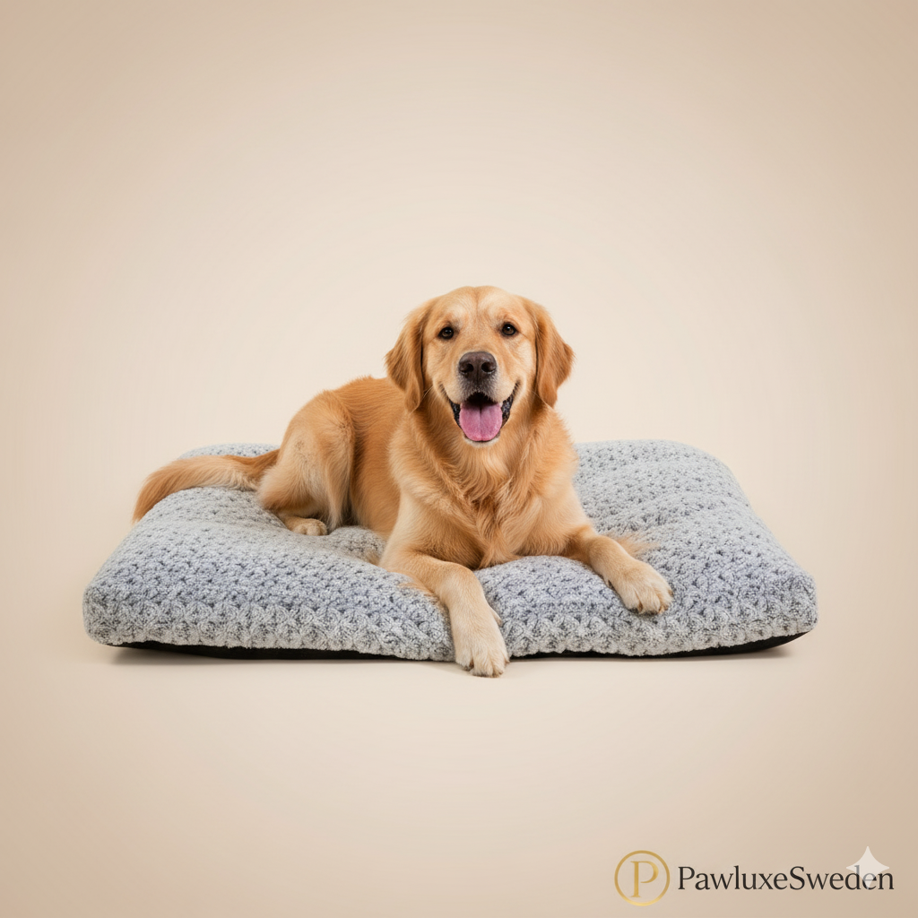 Lyxig Hundbädd i Sammet – PawluxeSweden