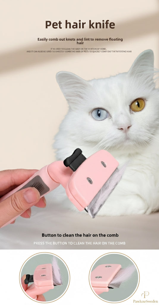 Elektrisk Päls- & Trimmerkam – PawluxeSweden