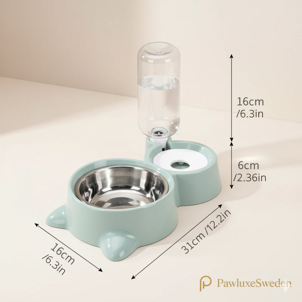 Automatisk Mat- & Vattenskål – PawluxeSweden