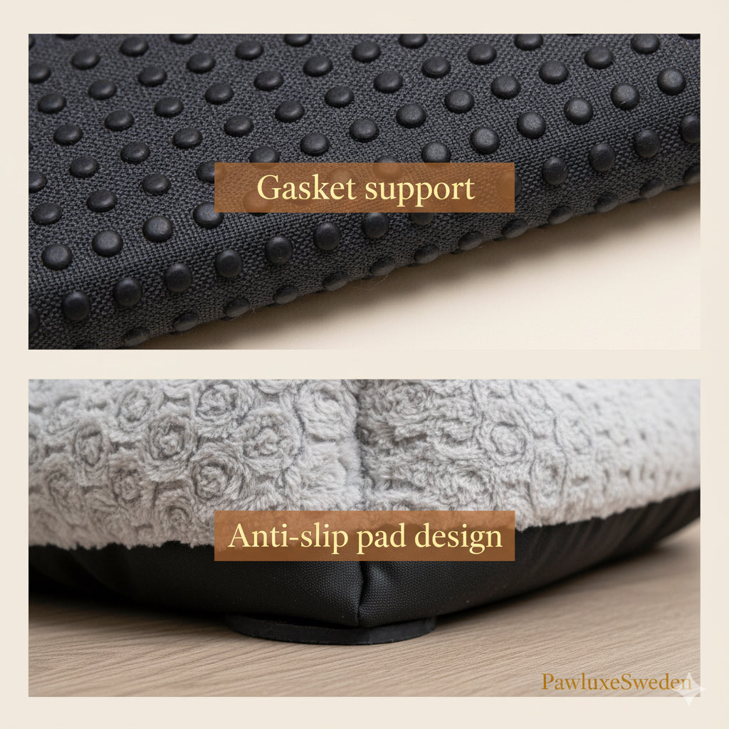 Lyxig Hundbädd i Sammet – PawluxeSweden