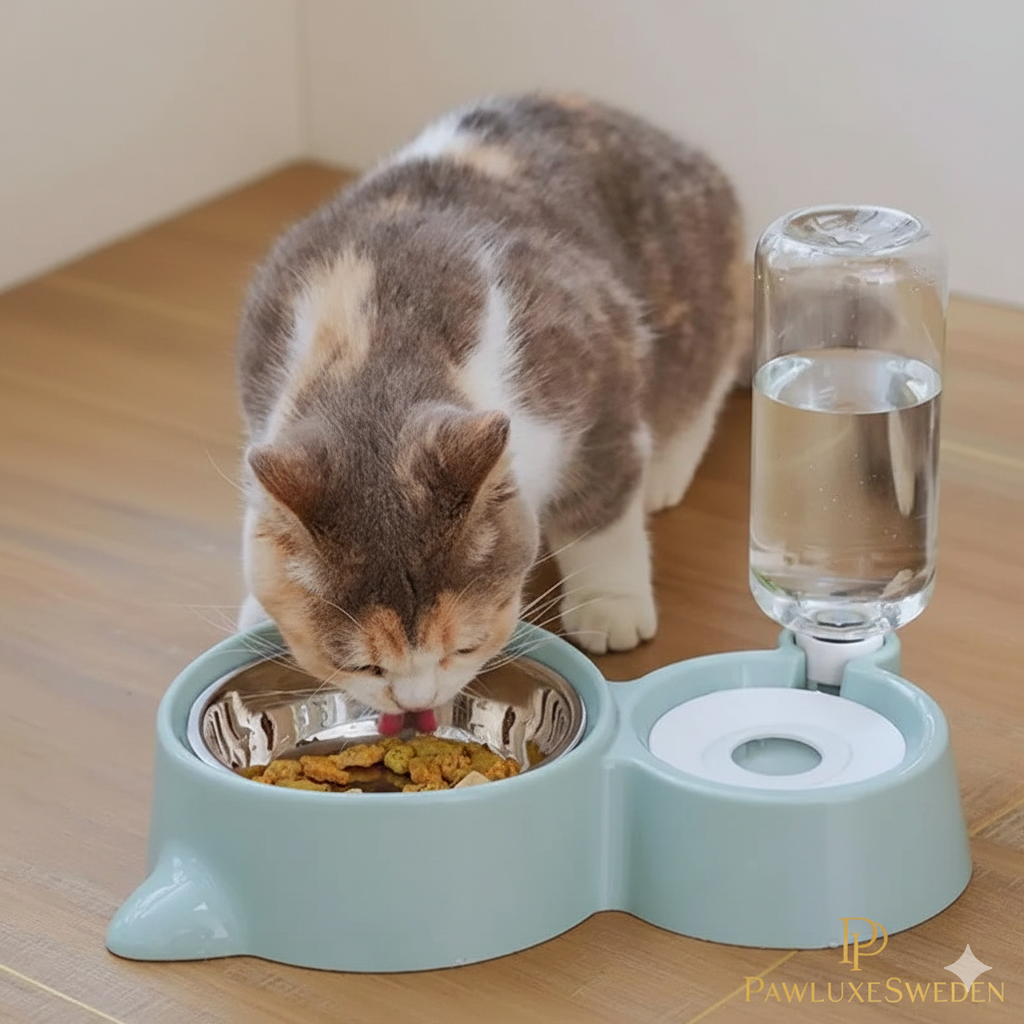 Automatisk Mat- & Vattenskål – PawluxeSweden