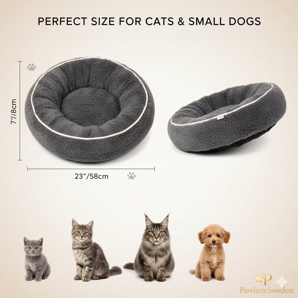 Mewoo Tvättbar Säng för Hund & Katt – PawluxeSweden