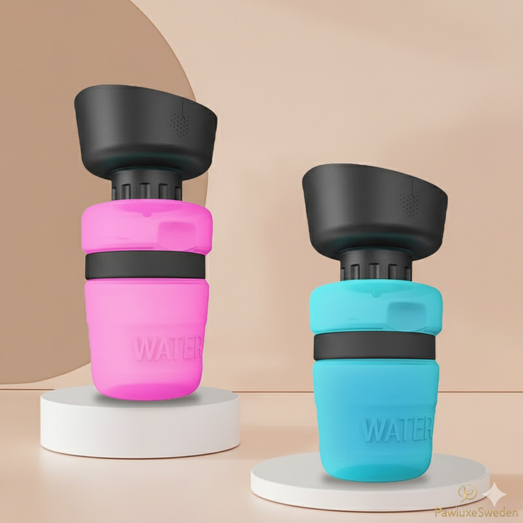 Hopfällbar Vattenflaska för Hundar – PawluxeSweden